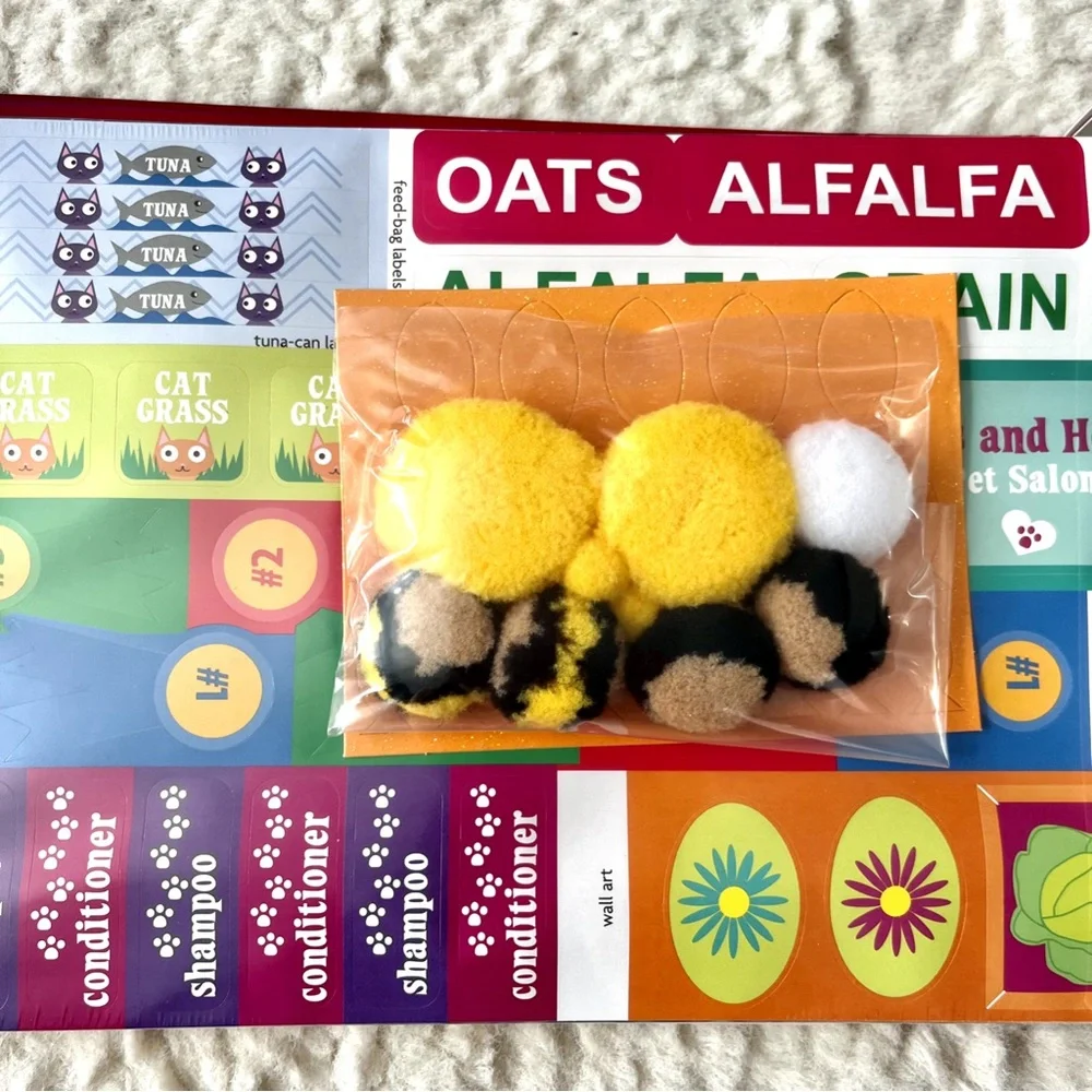 American Girl Doll Pets Teach your doll how to pamper her pets Activity Set NEW - Picture 4 of 6